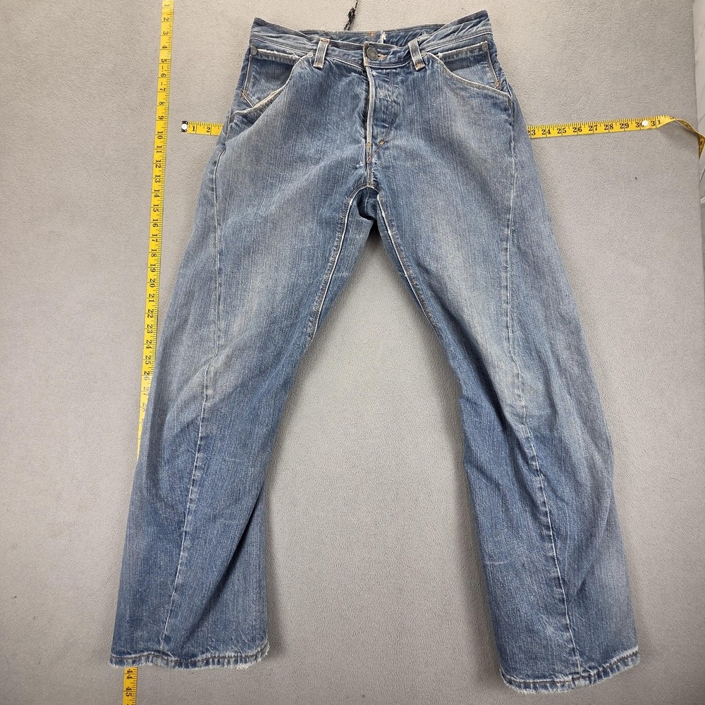 VTG Levis Engineered Jeans Mens 10th Anniversary Patch Pocket Twisted Fits 28x30